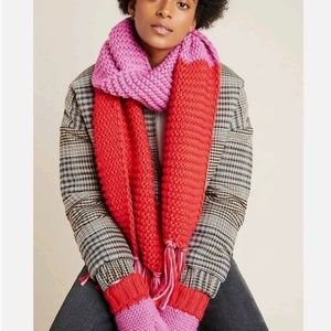 Anthropologie Color block Scarf